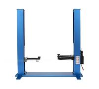 Für 1/14 1/10 1/8 1/6 RC Auto Zwei-Säulen-Hebebühne Garage Szenen Automatische Hebebühne Dual Motor Gantry Serie RC-Reparatursatz(Blue)