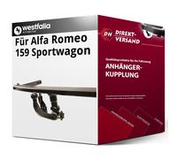 Abnehmbare Anhängerkupplung für ALFA ROMEO 159 Sportwagon 06- Typ 939 Westfalia
