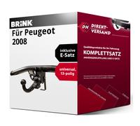 Für 2008 I Typ CU (Brink) Anhängerkupplung abnehmbar + E-Satz 13pol universell