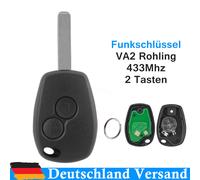 Für 2013-2016 Dacia Duster Logan Sandero 433MHz Funk Schlüssel ID46 Chip 2Tasten