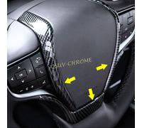 Für 2019-2024 Lexus UX250h UX300e ES300h Carbonfaser Lenkradabdeckung Trim