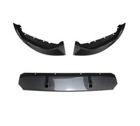 Für 5 Series G30 G31 520i 520d 530i 530d 550i 2021-2023 Auto Vorderen Stoßfänger Lip Spoiler Splitter Diffusor Bodykits Tuning Vorne Spoilerlippe(Carbon Look)