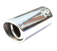 Für A3 Auspuffblende Edelstahl Doppelendrohr Passend Cola Escape Auspuffblenden Aus Stahl Doppelrohr Mit Schrägem Auslass(Bevel)