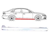 Für Audi A4 B8 2007-2015 Schweller Reparaturblech / Rechts