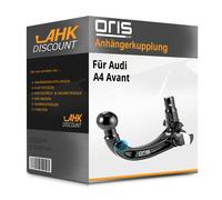 Oris Anhängerkupplung abnehmbar Kugelstange von unten gesteckt - AUDI A5 Sportback