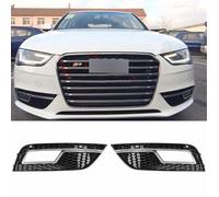 für Audi A4 B8 Limo Avant RS4 Look LINKS+RECHTS 2x Lüftungsgitter Stoßstange