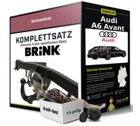 Für AUDI A6 Avant Typ C8, 4A5 Anhängerkupplung schwenkbar +eSatz 13pol 18- Set