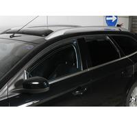 Für Audi A6 Baujahr 2004-2010 ClimAir Windabweiser vorne u hinten 3328 2947 klar