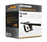 Auto Hak Anhängerkupplung Typ 4E vertikal abnehmbar für Audi A8 10.2002-02.2010 neu