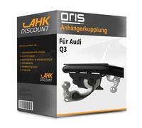 Anhängerkupplung schwenkbar inkl. E-Satz 13polig spezifisch - AUDI Q3