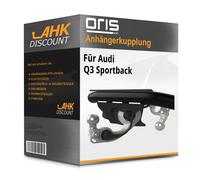Anhängerkupplung schwenkbar inkl. E-Satz 13polig spezifisch - AUDI Q3
