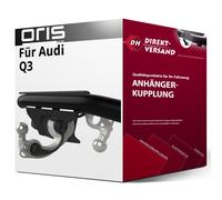 Anhängerkupplung schwenkbar inkl. E-Satz 13polig spezifisch - AUDI Q3