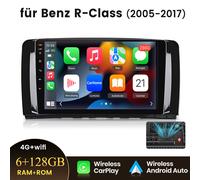 64GB Car Stereo Radio CarPlay Android 13 GPS for Mercedes Benz R-W251 R320 R350