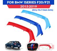 Für BMW 1er F20 F21 2015-19 M Farben Grill Abdeckung Streifen Nieren Sticker ABS
