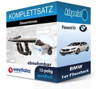 Für BMW 1er Fliessheck 07.19- WESTFALIA Anhängerkupplung abnehmbar + 13polig AHK