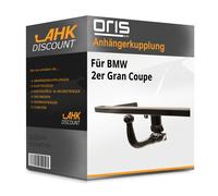 Oris Anhängerkupplung abnehmbar Kugelstange von unten gesteckt - BMW 1