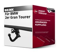 Brink Anhängerkupplung abnehmbar Kugelstange von unten gesteckt - BMW X1