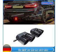 Für BMW 3er G20 G21 M Sport 19-21 Heckdiffusor Stoßstange Endrohre Auspuffblende