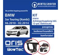 Oris Anhängerkupplung starr mit angeschraubtem Kugelkopf - BMW 5 Touring