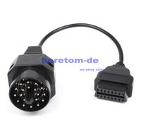 Für BMW E36 E46 E38 E39 20 Pin to 16 Pin OBD2 Adapter Connector Scanner Cable