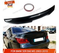 Für BMW E60 Limo PSM Optik Heckspoiler Spoilerlippe Kofferraum Klavierschwarz