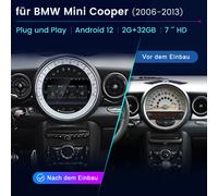 Für BMW Mini Cooper R56 R57 2006-2014 Carplay Android Autoradio GPS NAVI BT DAB+