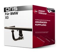 Oris Anhängerkupplung abnehmbar Kugelstange von unten gesteckt - BMW X3