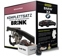 Für BMW X4 Typ F26 Anhängerkupplung schwenkbar +eSatz 7pol 07.2014-03.2018 NEU