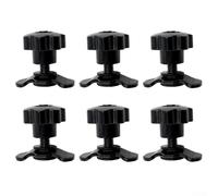 Für Bootsschiene, Sterngriff, Schrauben-Set, 6 Stück, M8 für Aluminiumschienenmontage, Zurrschienen, verwendet in Marine-Luftfahrt, LKW, Wohnmobil und Lageranwendungen (M8 × 40 mm)
