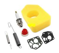für Briggs & Stratton Quattro 450/500 550 Luftfilter Zündkerze Vergaser Membrane