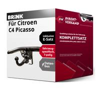 BRINK Anhängekupplung abnehmbar passend für Peugeot 5008 06.2009-10.2010 neu