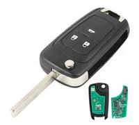 3x Tasten Fernbedienung Klappschlüssel Sendeeinheit für Opel 434MHz ID46 A365