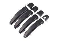 Für Chevrolet Für Cruze Für Captiva 2006-2013 Türgriffabdeckungen Zierleisten Aufkleber Styling Zubehör Chrom Schwarz Auto Seitentürgriff(Black)
