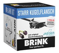Brink Anhängebock mit 2-Loch-Flanschkugel - PEUGEOT BOXER Pritsche/Fahrgestell
