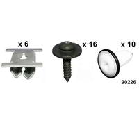 für Citroen Jumper 32-tlg SetUnterfahrschutz Einbausatz Unterboden Clips