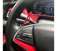 für Corsa F GS Line, Astra K 2015-2020, Insignia B Gsi, Grandland X Hybrid4, Mokka B GS Line 2021-2023 Lenkrad Schaltwippen Paddle Shifter Dekor (Red)