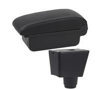 Für Dacia Für Logan 2 Für Dokker Aufbewahrungsbox Für Die Mittelkonsole Des Autos Armlehnenbox Innenraum-Nachrüstzubehör(A3 Black white NO USB)