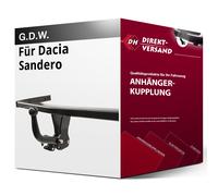 GDW Anhängerkupplung starr mit angeschraubtem Kugelkopf - DACIA SANDERO II