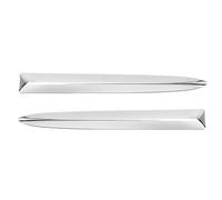 Für FIAT 500 2008-2015 1 Paar Auto Chrom Frontstoßstange Obere Zierleisten Abdeckleiste 735455041 735455042