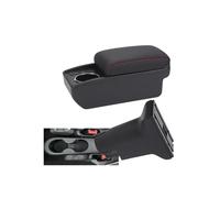 Für Fiat 500 Für Fiat Für CRONOS Armlehnenbox Auto Spezielle Nachrüstung Zur Erhöhung Der Innenraum-Mittelkonsole Auto Armlehne Handschuhfach(B1 Black red 6USB)