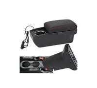 Für Fiat 500 Für Fiat Für CRONOS Armlehnenbox Auto Spezielle Nachrüstung Zur Erhöhung Der Innenraum-Mittelkonsole Auto Armlehne Handschuhfach(A1 Fast charging)