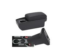 Für Fiat 500 Für Fiat Für CRONOS Armlehnenbox Auto Spezielle Nachrüstung Zur Erhöhung Der Innenraum-Mittelkonsole Auto Armlehne Handschuhfach(C2 Black line NO USB)