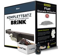 Für FIAT Ducato Pritsche Typ 250 Anhängerkupplung starr +eSatz 7pol uni. 24- NEU