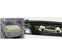 für Fiat Nuova 500 1969 RetroSound Oldtimer Auto Radio DAB+ UKW Bluetooth AUX-in