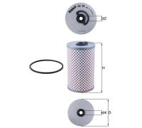 MAHLE KX 36D Kraftstofffilter für MAN F90
