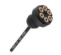 Für FLSTN Für FLSTN-I Für FXSTD Für EFI Für Für Boy Für FLS Für Slim Für Motorradzubehör Motorölmessstab Ölthermometer Gewinde(Black)