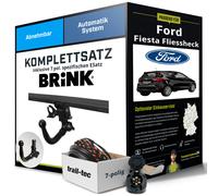Für FORD Fiesta VI Typ CB1 , CCN Anhängerkupplung abnehmbar +eSatz 7pol 13- AHK