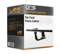 Oris Anhängerkupplung abnehmbar Kugelstange von unten gesteckt - FORD FOCUS II Cabriolet