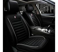 Für Ford Focus Kuga Puma Fiesta Couvre-Sièges Auto Schwarz Weiß Kunst Echt Leder