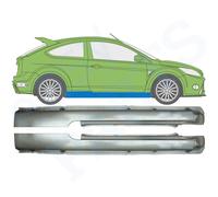 Für Ford Focus Mk2 2004-2012 3 Tür Voll Schweller Reparaturblech / Paar